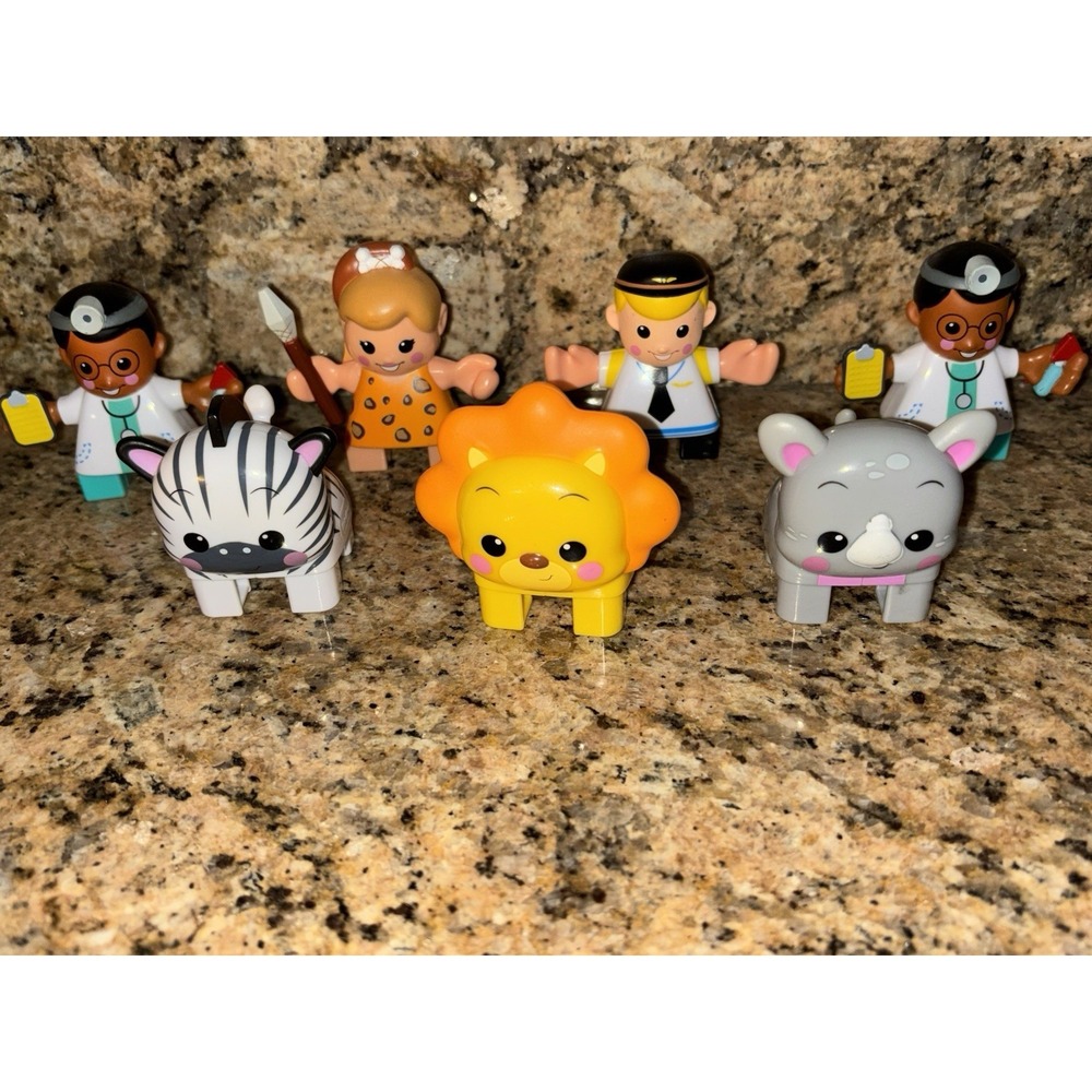 Little Tikes Waffle Blocks People Animal Figures